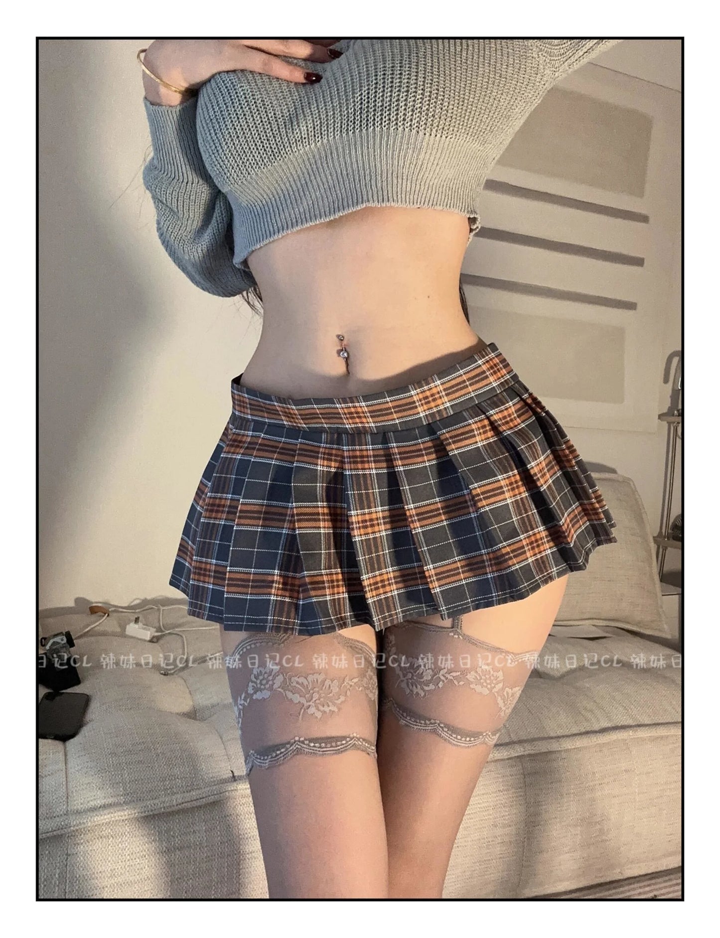 Spice Girl Sweet Sexy Cute Lolita Style JK Skirts Slim Women Fashion Sweet Pleated Skirts NZ1C