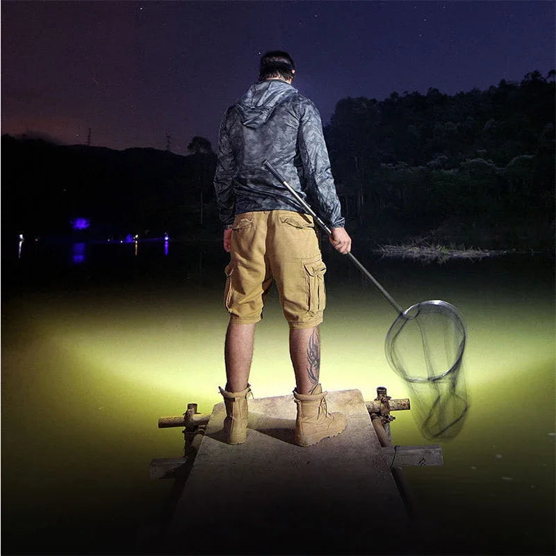 Powerful 5/11 LED Headlamp Built-in 18650 Battery USB Rechargeable Head Flashlight Outdoor Camping Fishing Headlight Lantern